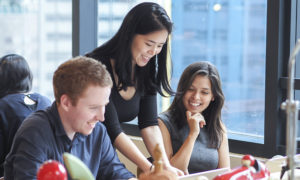 Friendly staff offers help to the members with big smile and great hospitality at the Hive coworking space